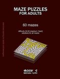 Medium & Hard Maze Puzzles for Adults- Maze Puzzles for Adults