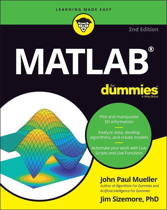 Boek cover MATLAB For Dummies van John Paul Mueller (Onbekend)
