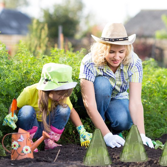 relaxdays 48 x chapeau de plante - chapeau de plante - protection des plantes - cloche de plante