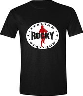 Rocky Italian Stallion Black T-Shirt - L