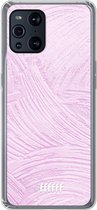 6F hoesje - geschikt voor OPPO Find X3 Pro -  Transparant TPU Case - Pink Slink #ffffff