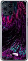 6F hoesje - geschikt voor OPPO Find X3 Pro -  Transparant TPU Case - Roots of Colour #ffffff