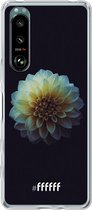 6F hoesje - geschikt voor Sony Xperia 5 III -  Transparant TPU Case - Just a Perfect Flower #ffffff