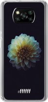 6F hoesje - geschikt voor Xiaomi Poco X3 Pro -  Transparant TPU Case - Just a Perfect Flower #ffffff