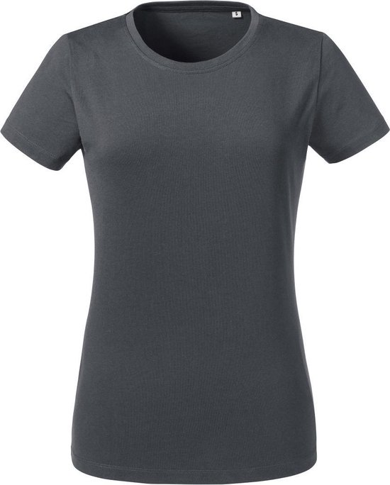 Russell Dames/dames Zwaargewicht T-Shirt met korte mouwen (Aluminium Grijs)