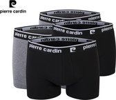 Pierre Cardin - Heren Onderbroeken 4-Pack - 95% Katoen - Boxershort - Combo Grijs/Zwart - Maat XXL