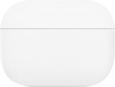 Telefoonglaasje Headset Hoesje Geschikt voor Apple AirPods Pro - Siliconen - Wit - Beschermhoes - Case