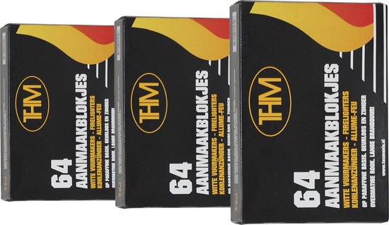 FLAMMBURO 1152 pieces paraffin lighters (24 x 48 cubes
