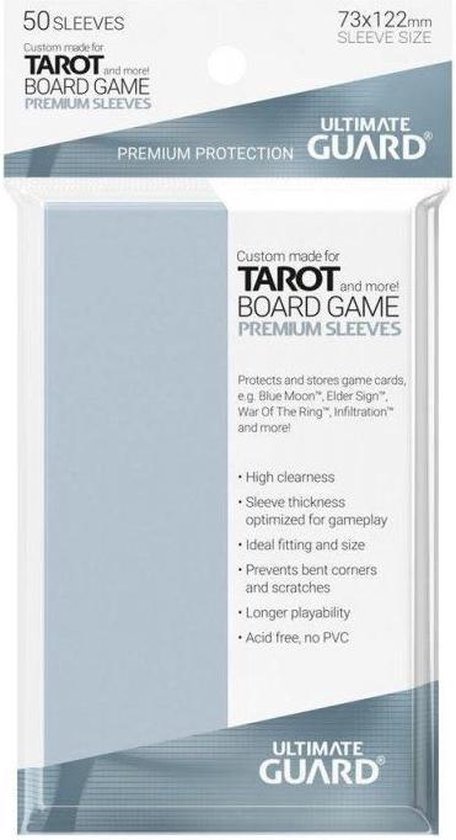 Afbeelding van het spel Ultimate Guard Premium Soft Sleeves for Tarot Cards of  booster packs (50)