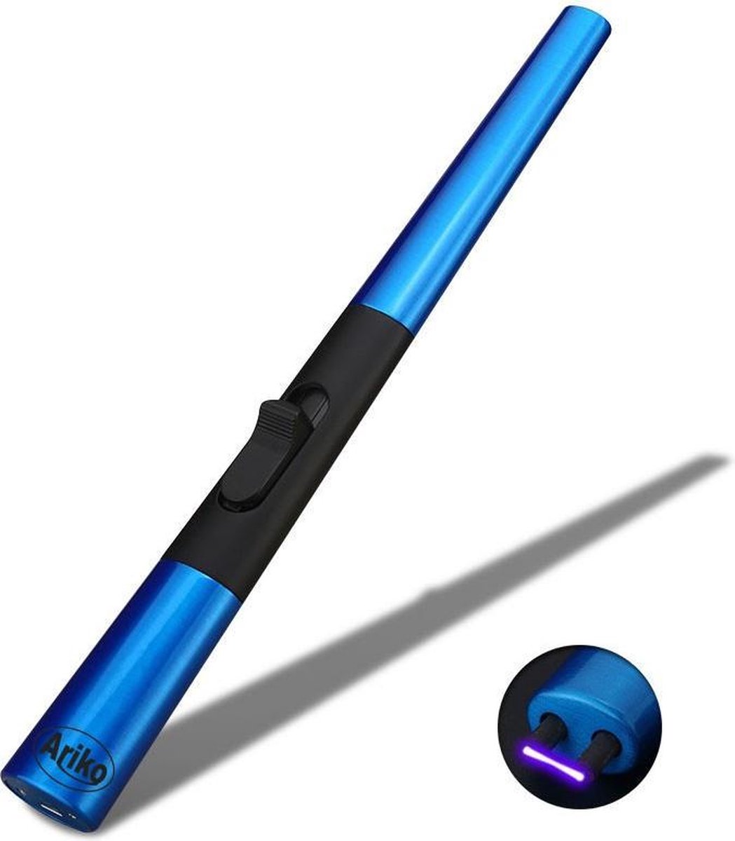 Goedkoopste Ariko Luxe Plasma Arc aansteker in cadeaudoos|USB- oplaadbaar| Vlamloze elektrische aansteker voor keuken, kaars, BBQ of openhaard| In- en outdoor| Chique design
