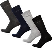 Bamboe Sokken | Anti-zweet Sokken | Naadloze Sokken | Sokken Heren | Sokken Dames | 4 Paar - Kleurmix | Maat: 39-42 | Merk: Bamboosa