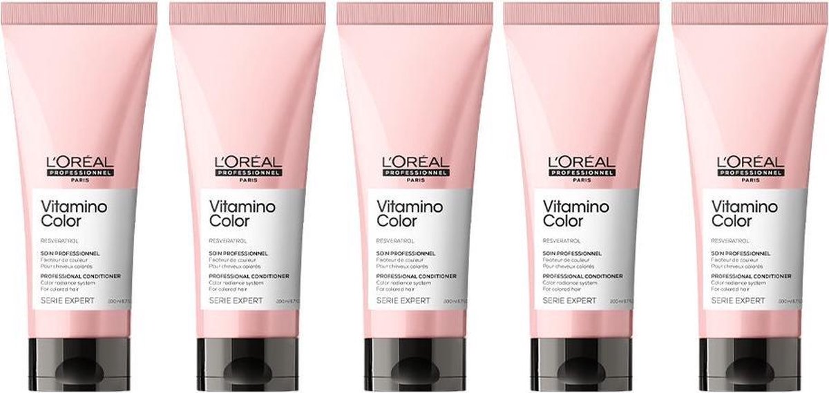 15x L'Oréal Serie Expert Vitamino Color Conditioner 200 ml
