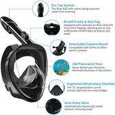 snorkelmasker duikmasker l/xl masker snorkel snorkelset duikbril