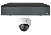 CCTV-4CH-X1: X-Security Camera set: 1x 4 kanaals NVR + 1x IP 2Mpx Dome camera's + 1x UTP kabel met connectoren