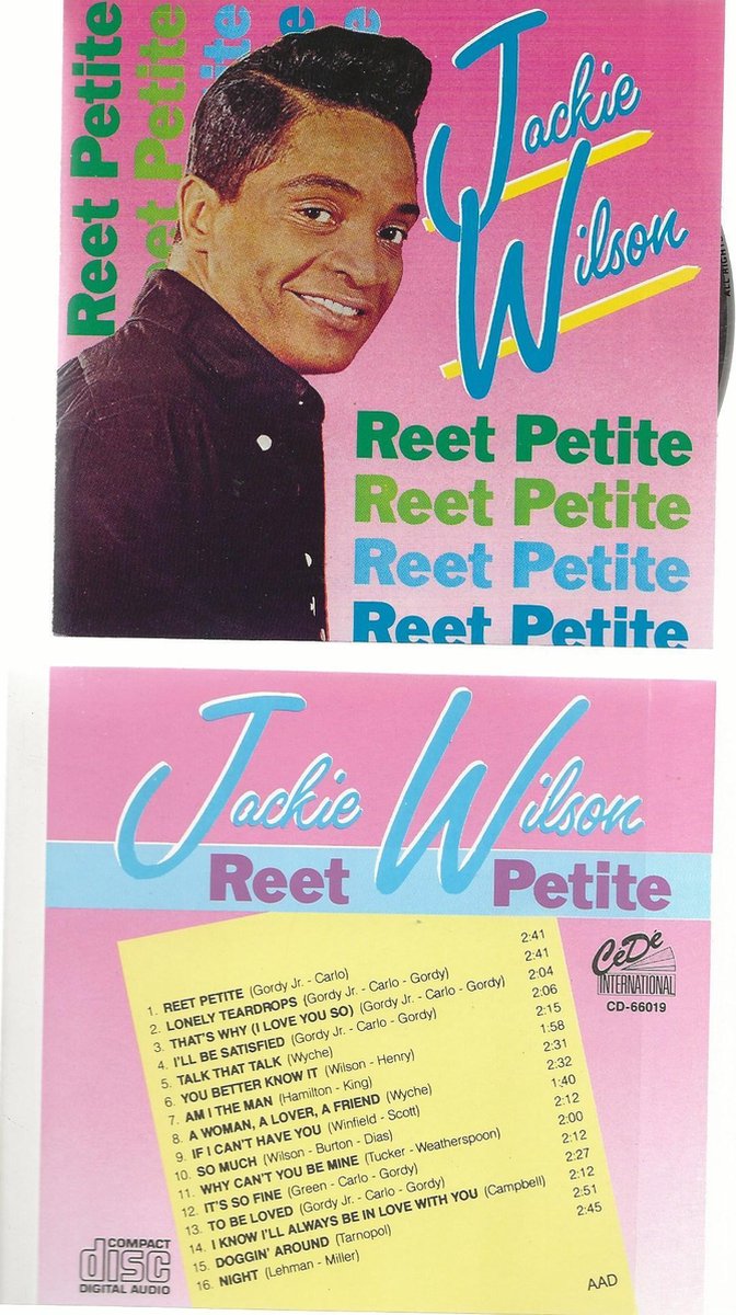 JACKIE WILSON REET PETITE - CD ALBUM