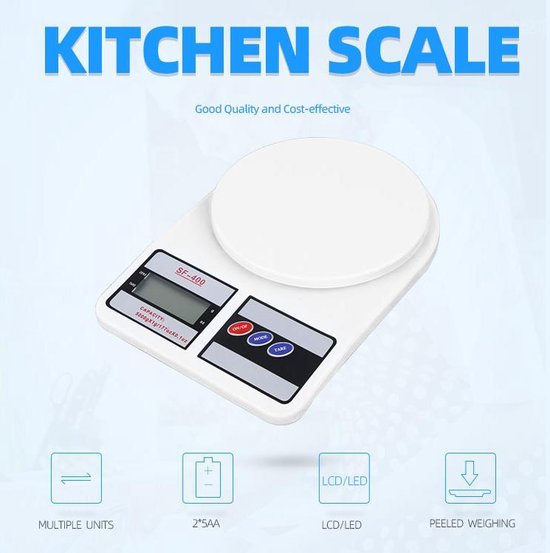 Balance Cuisine électronique précision Pèse lettre numérique Scale 1gr X  10kg