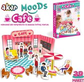 Akar Toys - Cafe - Puzzel / 3D Puzzel / 3D Puzzel Kinderen / Speelgoed - 57st