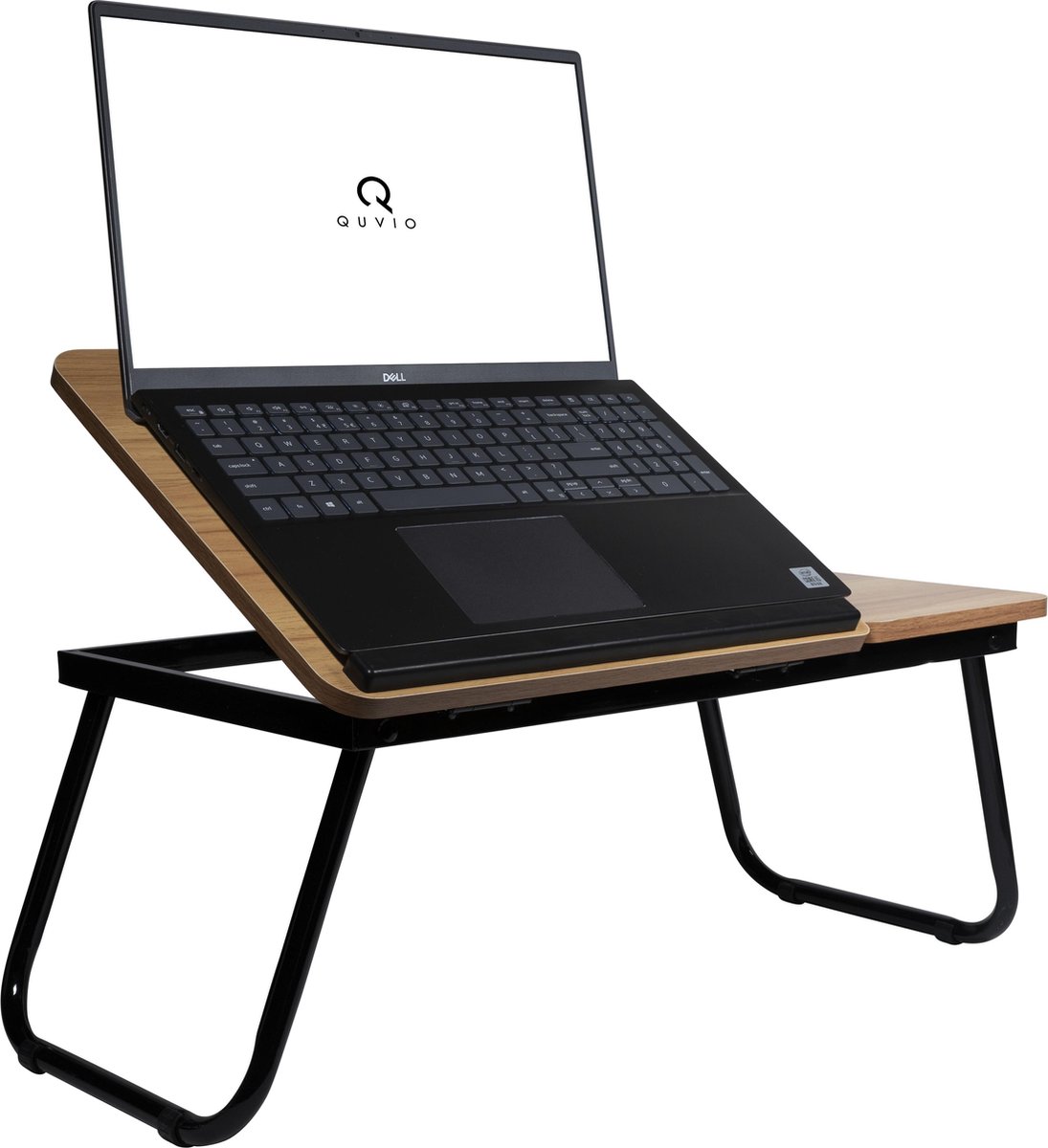 Laptoptafel hout - bedtafel - opklapbaar - bed bank tafel tafeltje