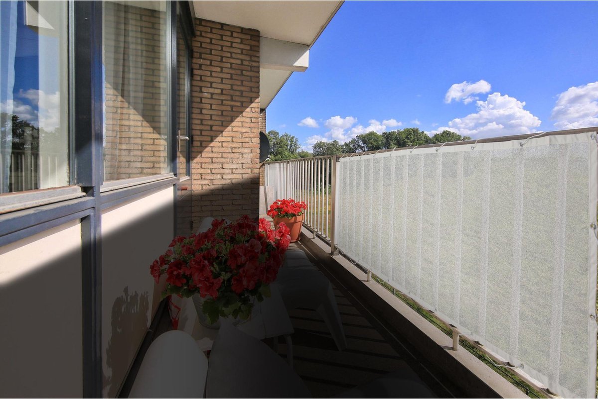 Balkonscherm Rechthoek Wit HDPE - 300 x 90 CM - Balkondoek, balkon omheining - Extra privacy
