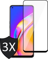 Screenprotector geschikt voor Oppo A94 5G - FullGuard Screen Protector - 3 Stuks