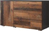 Dressoir Pure - 111 cm - Old wood - Grijs