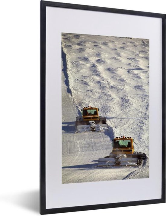 Fotolijst Poster - De sneeuwploegen maken weg vrij - 40x60 cm - Posterlijst | bol.com