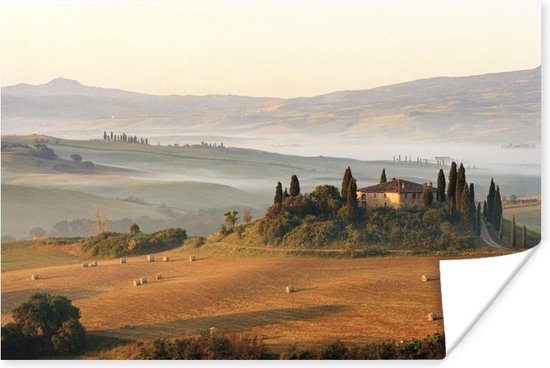 Poster Toscane - Landschap - Italië - 180x120 cm XXL