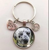 Dalmatiër sleutelhanger /Vaderdag en of Moederdag/Cadeau/Gift/Verjaardag