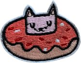 Poes - Kitten strijk embleem - patch - patches - stof & strijk applicatie