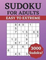 Sudoku for Adults Easy to Extreme