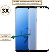 Fooniq Screenprotector Transparant 3x - Geschikt Voor Samsung Galaxy S9