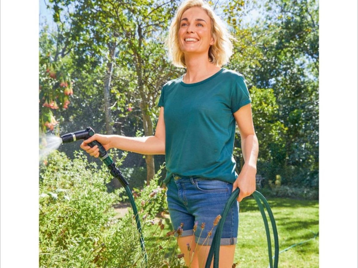 PARKSIDE® Flexibele tuinslang Groen - 15M - Krimpt na gebruik weer in klein  formaat | bol.com