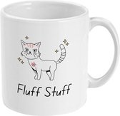 MUGZ - Fluff Stuff - Mok -- Theemok - Koffiemok - Theebeker - Koffiebeker - Fluffy Cat Fluffy katten