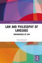 Routledge Research in Constitutional Law - Law and Philosophy of Language