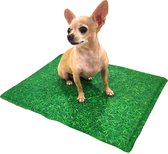 Koelmat voor honden - Tegen Muggen en Insecten - Gras Look - Afmetingen: 90 x 50 cm