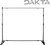 Dakta® Achtergrond banner | Muur | Foto | Verstelbaar | Achtergronddoek | Stand | Huiskamer | Verlichting | Portret | Fotografie | Promoties