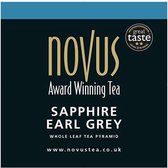 Novus Tea Sapphire Earl Grey 50 stuks Piramide Theezakjes - Award Winning Tea