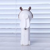 Handheld hydraterend apparaat Oplaadbare ventilator Mini USB-oplaadspray Bevochtiging Kleine ventilator (M11 White Deer)