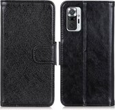 Voor Xiaomi Redmi Note 10 Pro Nappa Texture Horizontale Flip Leren Case met Houder & Kaartsleuven & Portemonnee (Zwart)