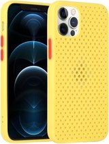 All-inclusive schokbestendige, ademende TPU-beschermhoes voor iPhone 12/12 Pro