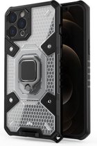 Voor iPhone 12 Pro Max Space PC + TPU beschermhoes (wit)