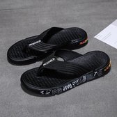 Zomer Heren Slippers Strand Casual Watergerelateerde Schoenen Slippers, Maat: 42 (609 Zwart Wit)