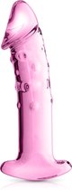 Glossy Toys 3 - Glazen Dildo - 18 x 4.6cm - Roze