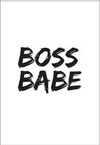 Boss Babe Poster - Wallified - Tekst - Poster - Wall-Art - Woondecoratie - Kunst - Posters