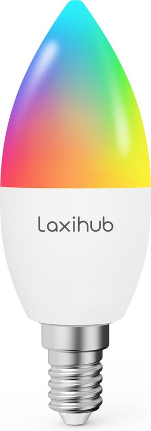 Laxihub Smart Lighting Lamp - E14 Fitting - Wi-Fi - Bluetooth - Lage... | bol.com