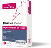 FLEA FREE SPOT ON KAT VANAF 1 KG - 1 PIPET