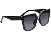 Dames zonnebril - Zaressi Kylie - Zonnebril - Z101 - UV 400 - Zwart/Goud.