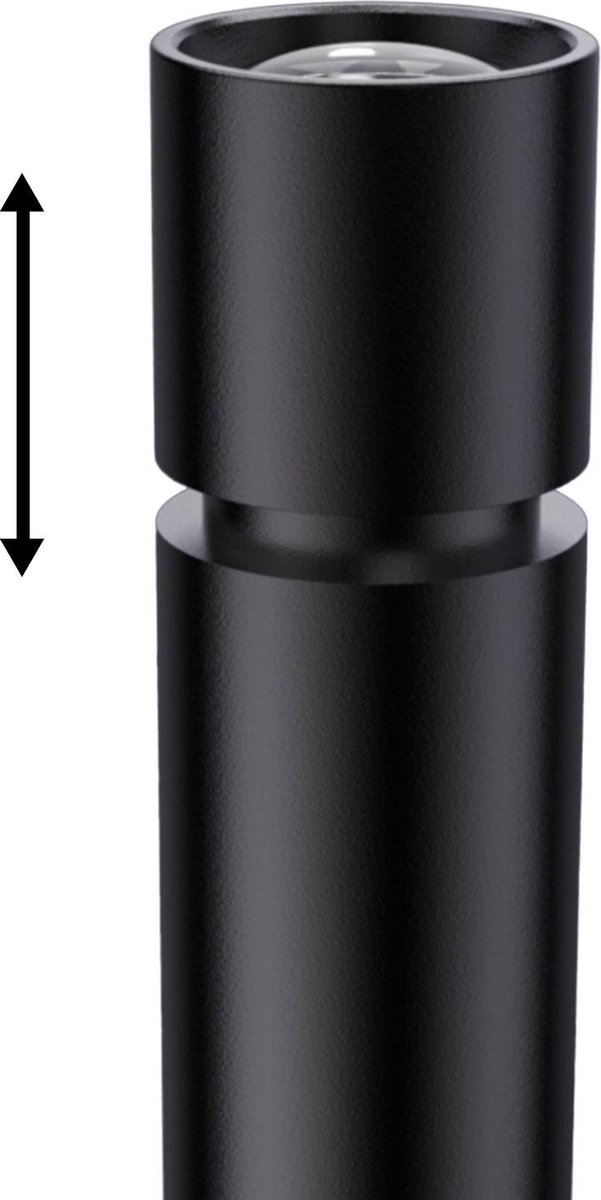Bol.com LED Zaklamp - Oplaadbaar - 5W - 0-200m - IP45 Waterdicht - 14500 Lithium batterij - Minimalistisch Design - Kinderen - I... aanbieding