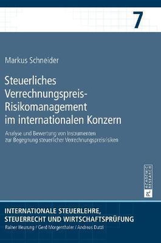 Steuerliches Verrechnungspreis-Risikomanagement im internati ... - cover
