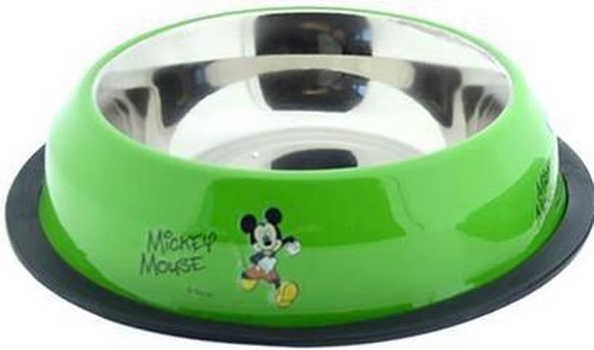 Disney dieren voer- / drinkbak met Mickey Mouse opdruk